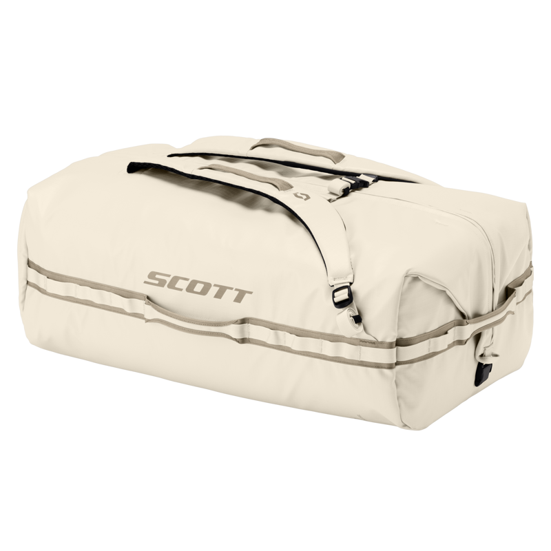Scott Travel 60 Duffle Bag in Cotton White/Toast Beige-2