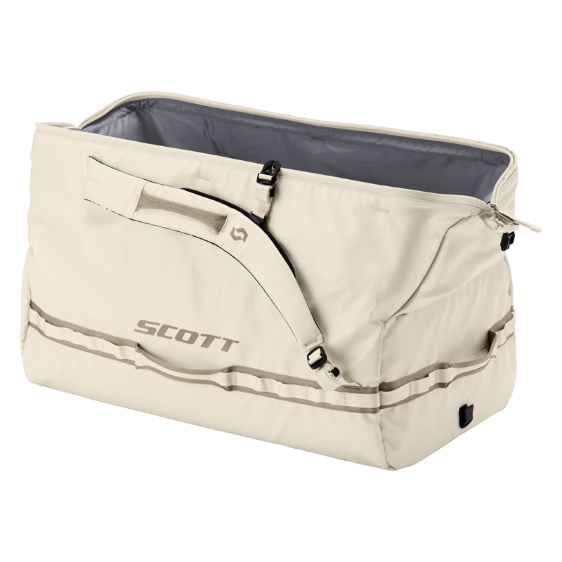 Scott Travel 60 Duffle Bag in Cotton White/Toast Beige-3