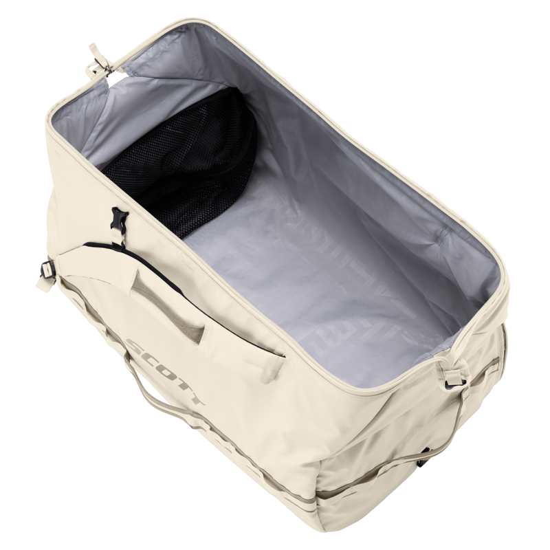 Scott Travel 60 Duffle Bag in Cotton White/Toast Beige-4