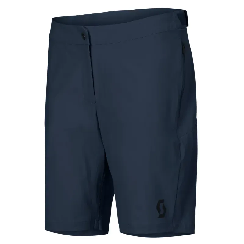 Scott Vertic LT Women's Shorts with Pad in Dark Blue