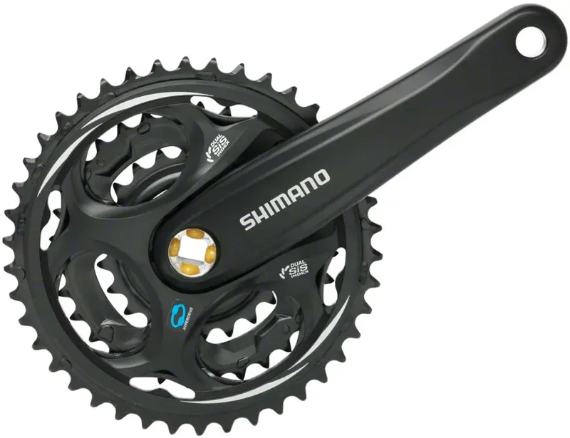 Shimano Altus FC-M311 48/38/28-tooth 175mm Crankset in Black-2