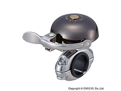 Cateye Oh-2300b Hibiki Brass Bell Black