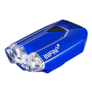 Infini Lava super bright micro USB front light with QR bracket  Blue  click to zoom image