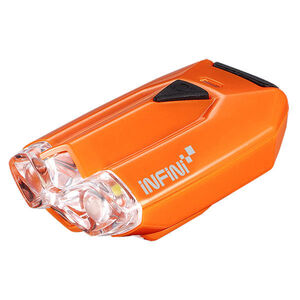 Infini Lava super bright micro USB front light with QR bracket  Orange  click to zoom image