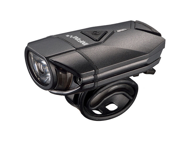Infini Super Lava 300 lumen USB front light with bar and helmet brackets click to zoom image