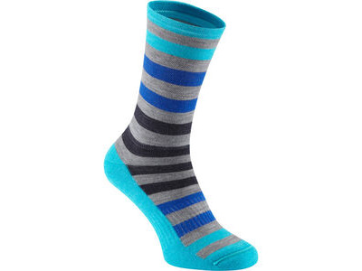 Madison Isoler Merino 3-season sock, blue fade