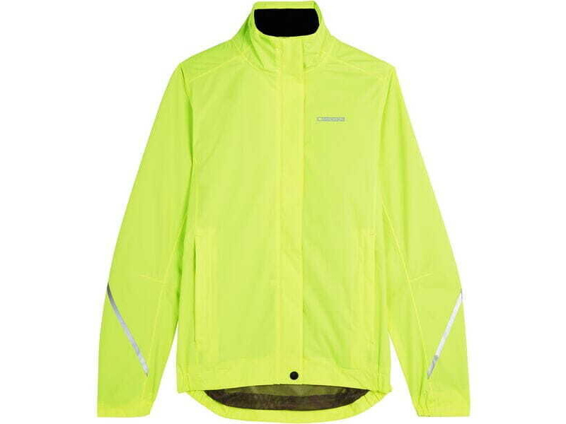 Madison Protec women's 2-layer waterproof jacket - hi-viz yellow click to zoom image