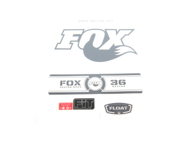 Fox Fork 36 FLOAT Decal Kit 2011 Grey OE click to zoom image