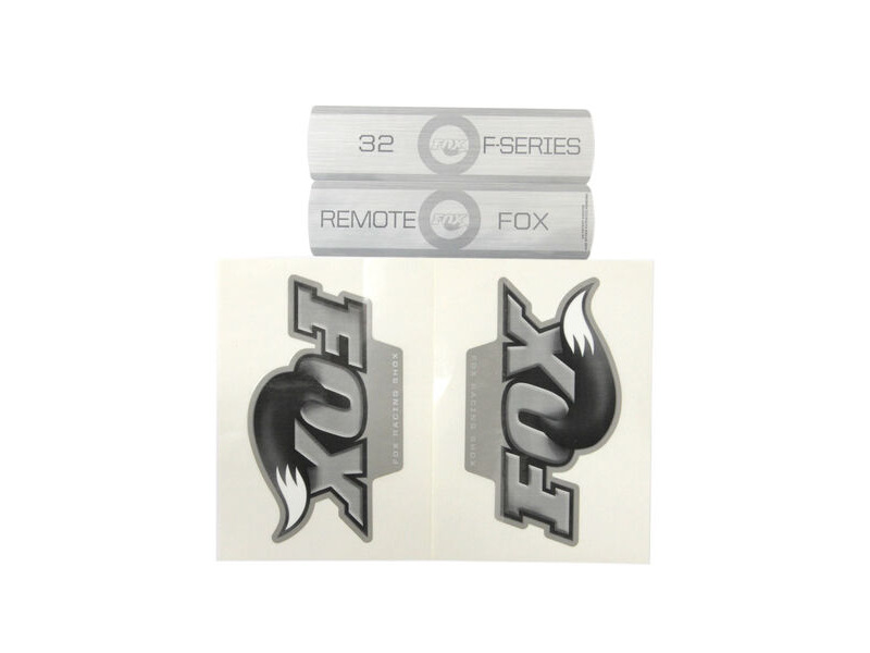 Fox Fork F-S Remote B/W Decal Kit Titanium 2010 click to zoom image