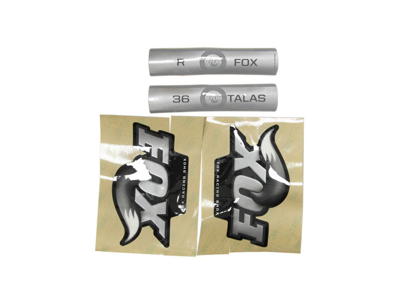 Fox Fork 36 TALAS III R O/B B/W Decal Kit Black 2010 click to zoom image