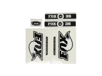 Fox Fork 36 P-S VAN R O/B Black Lowers Decal Kit 2012