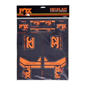 Fox Step-Cast Decal Kit 2017  Orange  click to zoom image