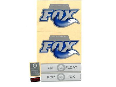 Fox FOX Fork 36 FLOAT R Decal Kit 2009 Titanium
