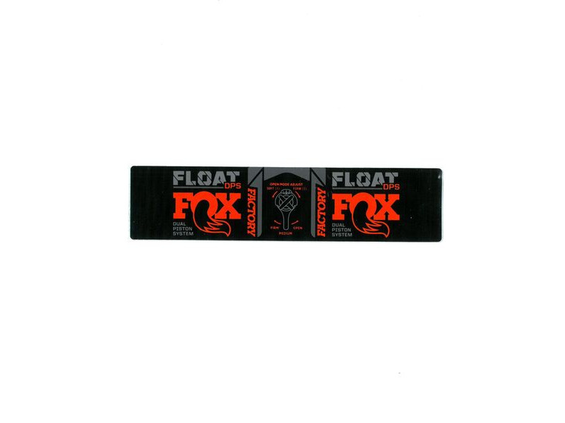 Fox FLOAT DPS Factory EVOL 7.25+ / 165mm+ Adjust Decal 2021 click to zoom image