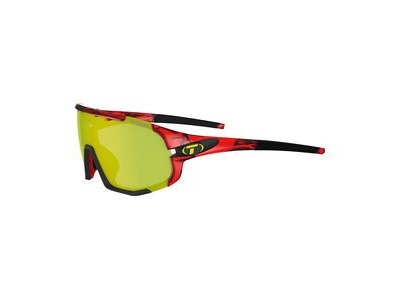 Tifosi Sledge Interchangeable Clarion Lens Sunglasses Crystal Red/Clarion Yellow