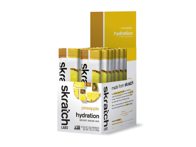 Skratch Labs Sport Hydration Mix - Box of 20 Servings - Pineapple click to zoom image