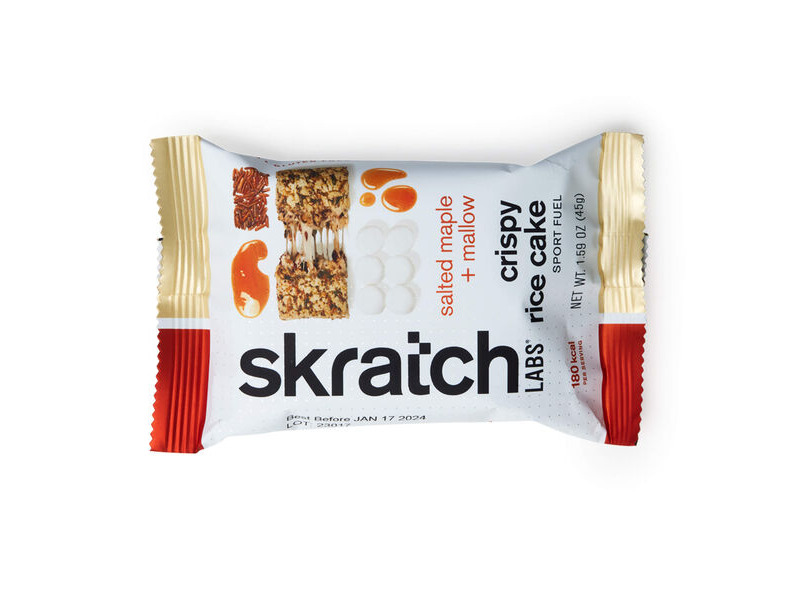 Skratch Labs Crispy Rice Cake Sports Fuel Salted Maple + Mallow - Box of 8 click to zoom image
