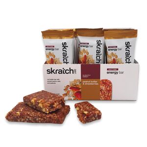 Skratch Labs Energy Bars (12) Peanut Butter & Strawberries click to zoom image