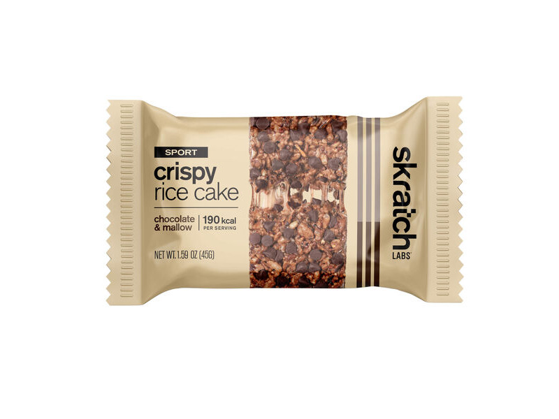 Skratch Labs Sport Crispy Rice Cake - Box of 8 - Chocolate & Mallow click to zoom image