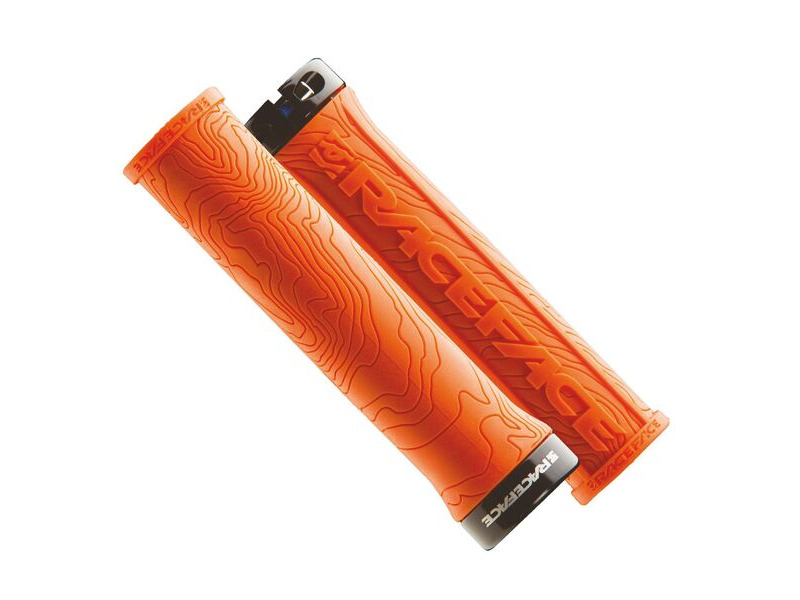 Race Face Half Nelson Lock On Grips Orange click to zoom image