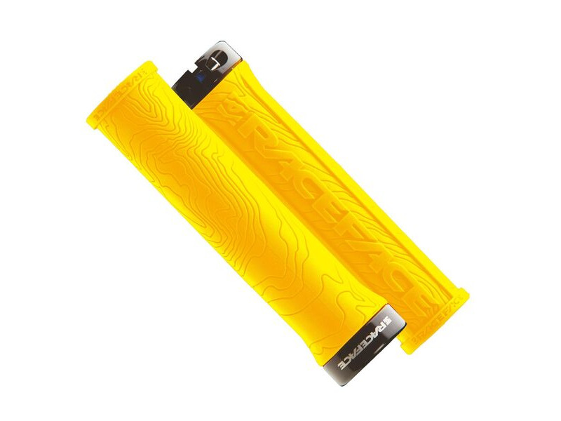 Race Face Half Nelson Lock On Grips Yellow click to zoom image