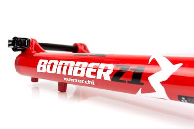 Marzocchi Bomber Z1 Coil GRIP Tapered Fork 2020 Red 29" / 170mm / 44mm click to zoom image